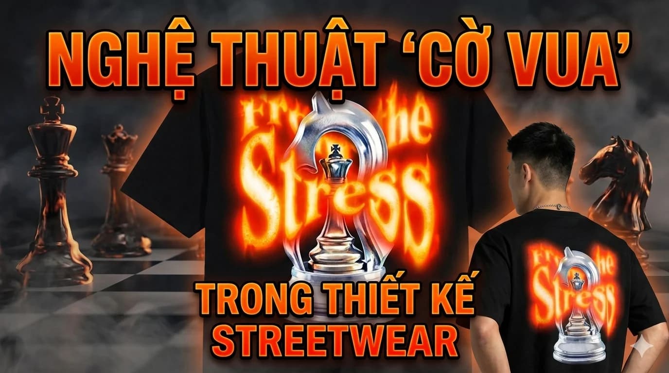 Khi Trí Tuệ Gặp Gỡ Đường Phố: Xu Hướng Streetwear Họa Tiết Cờ Vua (Chess-Core)