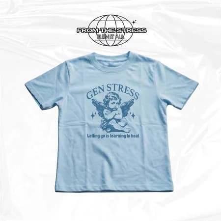 FTS Baby Tee "GEN STRESS" - Blue