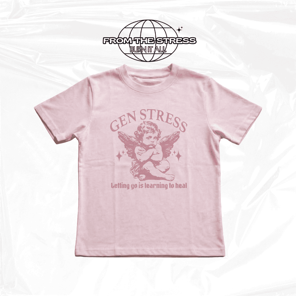 FTS Baby Tee "GEN STRESS" - Pink