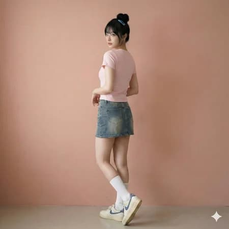 FTS Baby Tee "GEN STRESS" - Pink - Ảnh 5