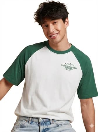 FTS Raglan "Basic" - Green - Ảnh 3